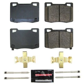 Power Stop Z23-2363 Rear Z23 Evolution Sport Carbon Fiber Infused Ceramic Brake Pads with Hardware For Ford Mustang 2020-2022 [Model Specific]
