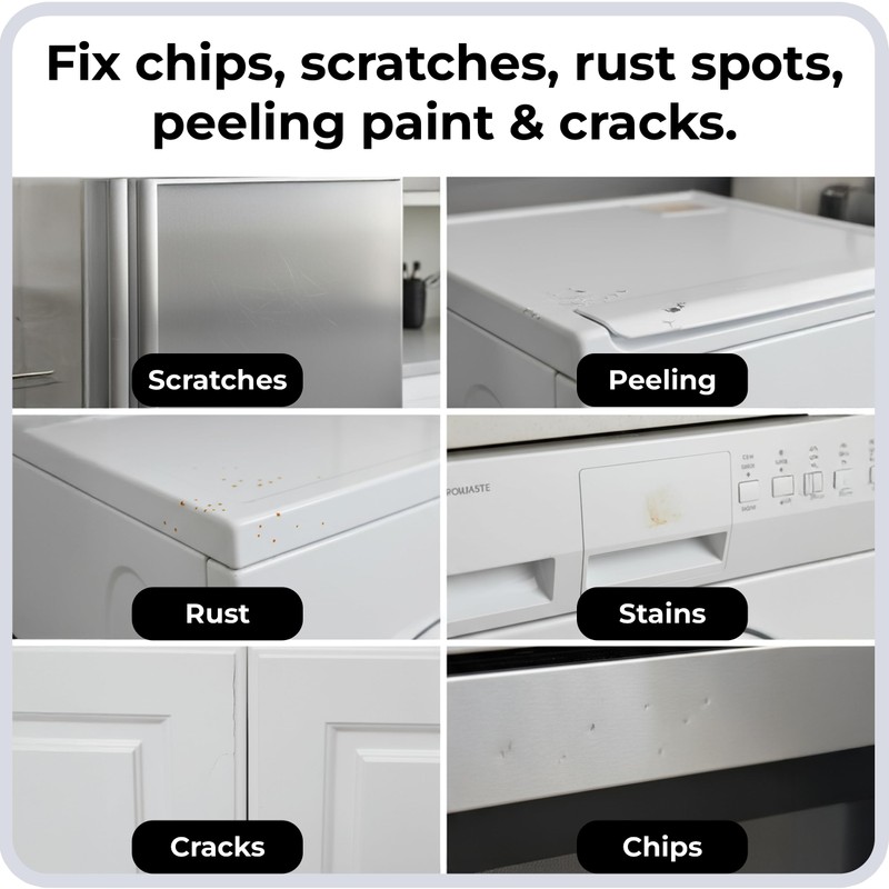 spot. High-Gloss White Touch Up Paint – Porcelain and Appliance