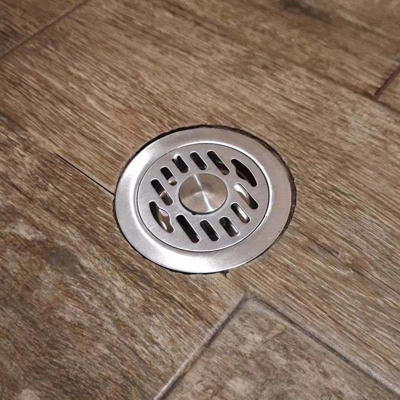 2pz Coladera Baño Acero Inoxidable Anti Olores E Insectos