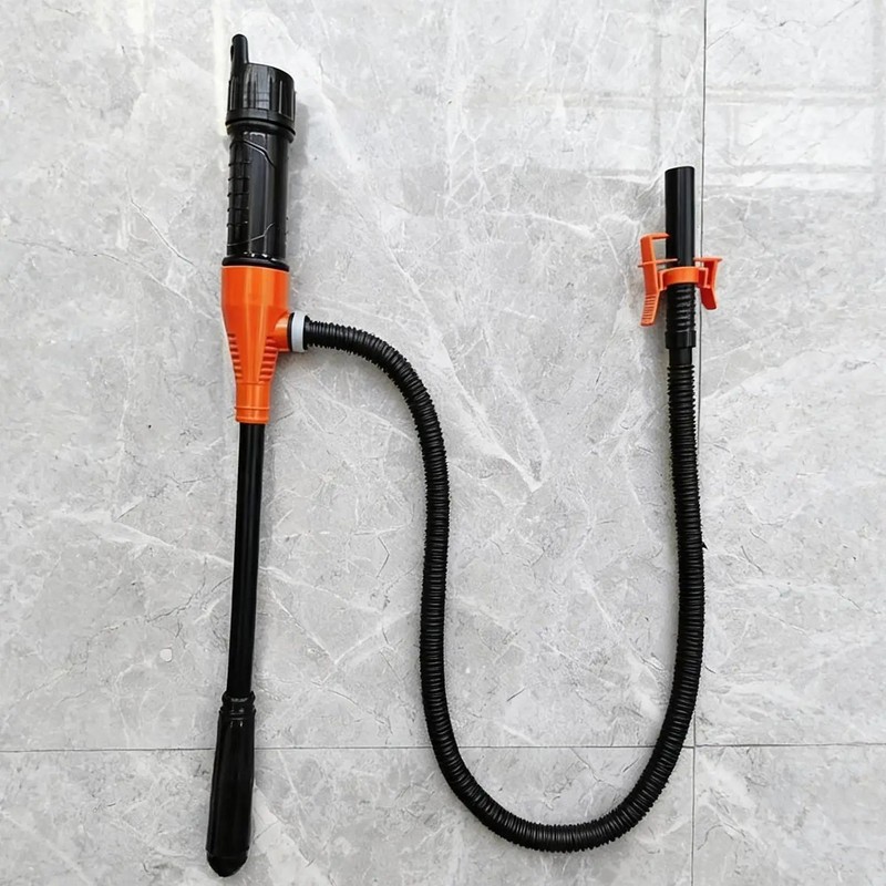 Battery-Powered Fuel Transfer Pump with Hose – Portable Electric Siphon