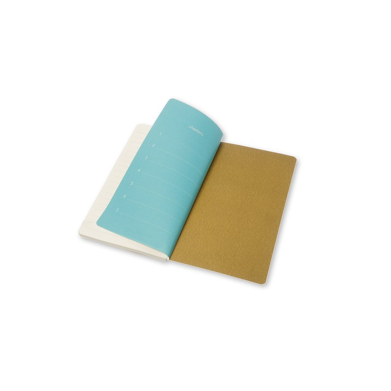 Moleskine Chapters Journal Tawny Olive Slim Medium Ruled