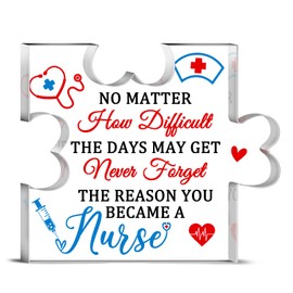 Nurse Stocking Stuffers Nurse RN Gifts For Nurses Decorative Design For Women -Thank You Gift Appreciation Gifts for Nurses Women Teacher Friends Coworkers Doctor Nurse Inspirational Quotes for Mom Aunt Sister Daughter