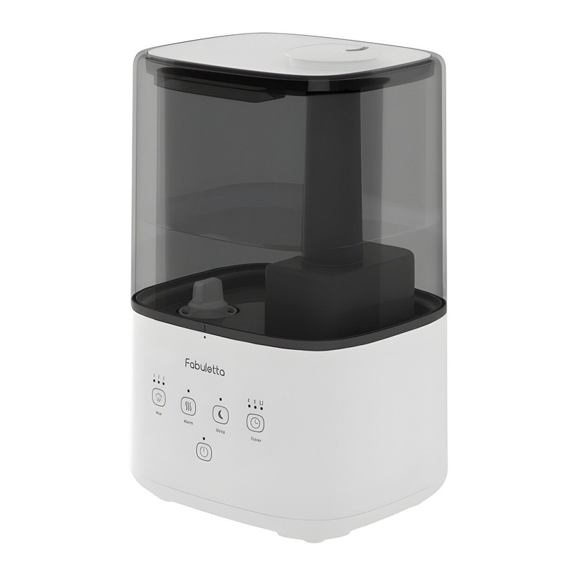 FABULETTA Quite Air Humidifier Diffuser for Bedroom Large Room Cool/Warm