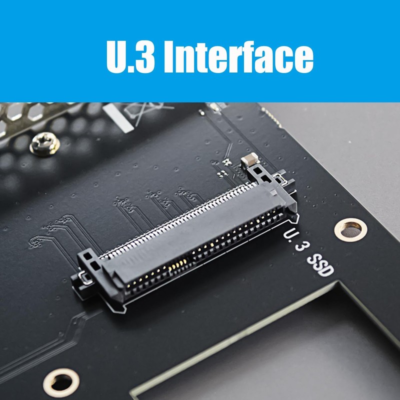 GLOTRENDS PU13 U.3 to PCIe 4.0 X4 Adapter for 2.5