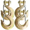 3/8" Clevis Slip Hook with Safety Latch, 4 Pack Heavy