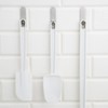 Vogue Rubber Ended Spatula 25.5 cm/10 inch, White, ABS Handle
