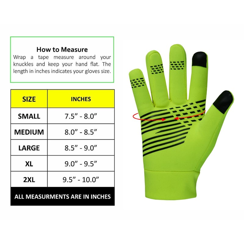 Sikma Waterproof cycling gloves Windproof Padded Softshell gloves Touchscreen Anti