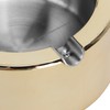 Stainless Steel Ashtray with Matches Lighter Function for Home Office
