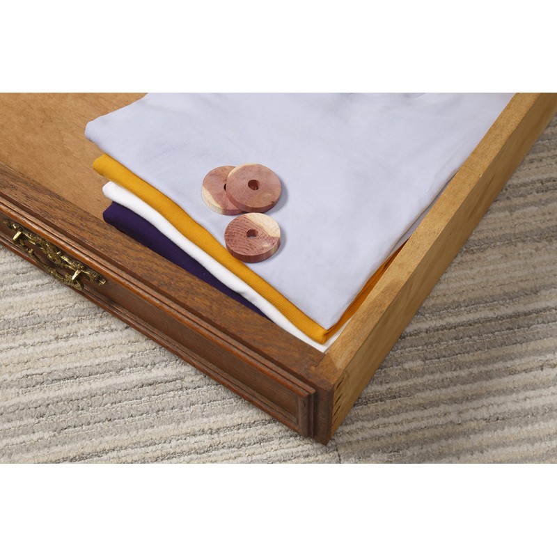 Cedar Blocks for Clothes Storage -Cedar Essence Cedar Rings (20