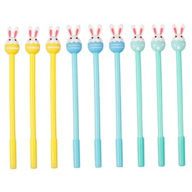 Operitacx 9pcs Kawaii Bunny Signature Pens Kids Cartoon Writing Stationery for Students