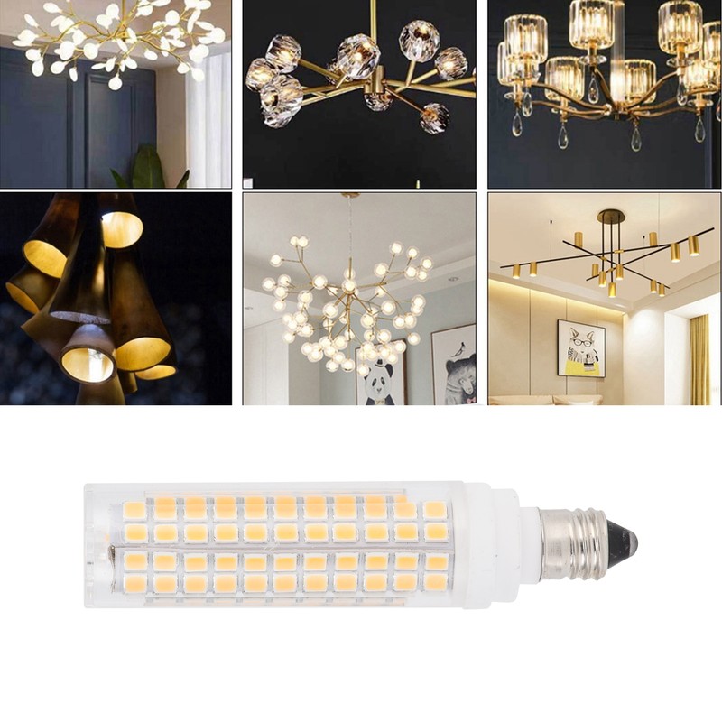 E11 LED Bulb 1200LM 136LED Dimmable Replacement Bulb for Chandelier