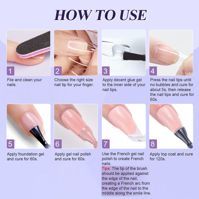 Saviland Single Color Gel 15ml White with USB Nail Dryer