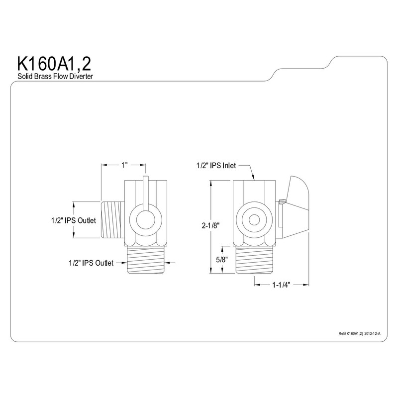 Kingston Brass K160A2 Designer Trimscape Showerscape Wall Mount Shower Arm
