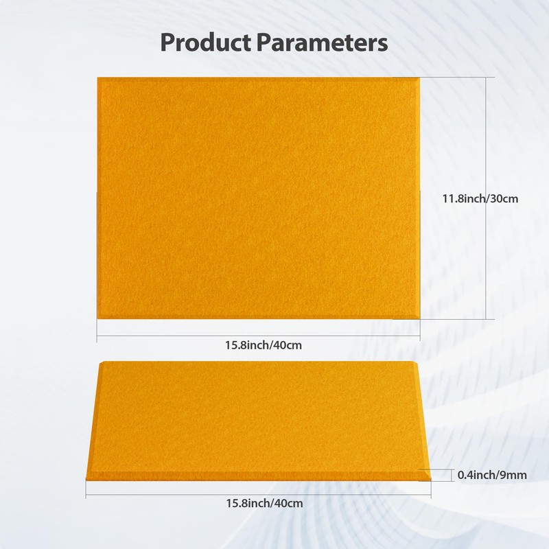 Amantech 12 Pack Acoustic Panels Self Adhesive Sound Proof Foam,