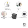 Brabantia Sort & Go Food Waste Bin (3L/Grey), Small Countertop