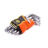 Allen Key Set 1.5-10 mm Short 9-Piece