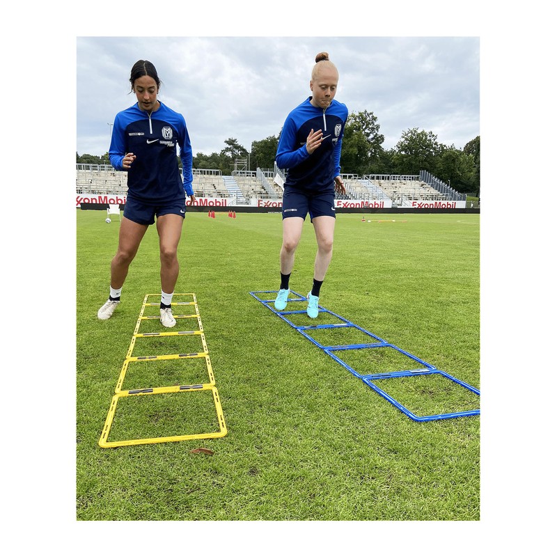 Cawila Academy Square Coordination Square, Set of 6, Yellow, One