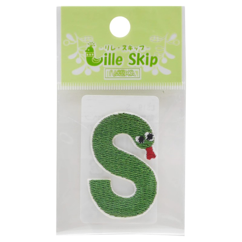 NASKA LS19S Snake Animal Alphabet Patch
