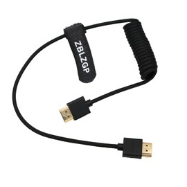 ZBLZGP HDMI 2.1 Cable Type A 4K 8K 60Hz Male to Male Plug Extension Braided Coiled Cable High Speed Adapter Dynamic HDR ARC HDMI to HDMI Cable