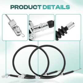 Drive-up Club Car DS Brake Cable Kit Stainless Steel Core 2000 & UP 102022101 Driver & Passenger Side Cables
