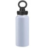 Water Bottle with Magnetic Phone Holder (White)