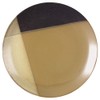 Gold Dust Black by Sango, Stoneware Dinner Plate