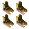 Luomorgo 4 Pcs Folding Self Bracket Locking Hinge Heavy Duty
