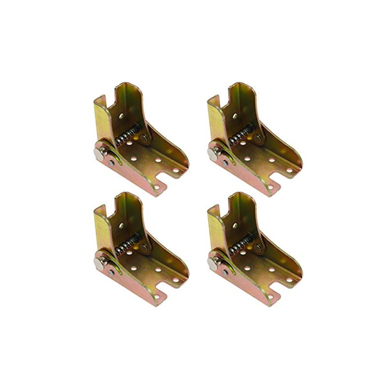 Luomorgo 4 Pcs Folding Self Bracket Locking Hinge Heavy Duty