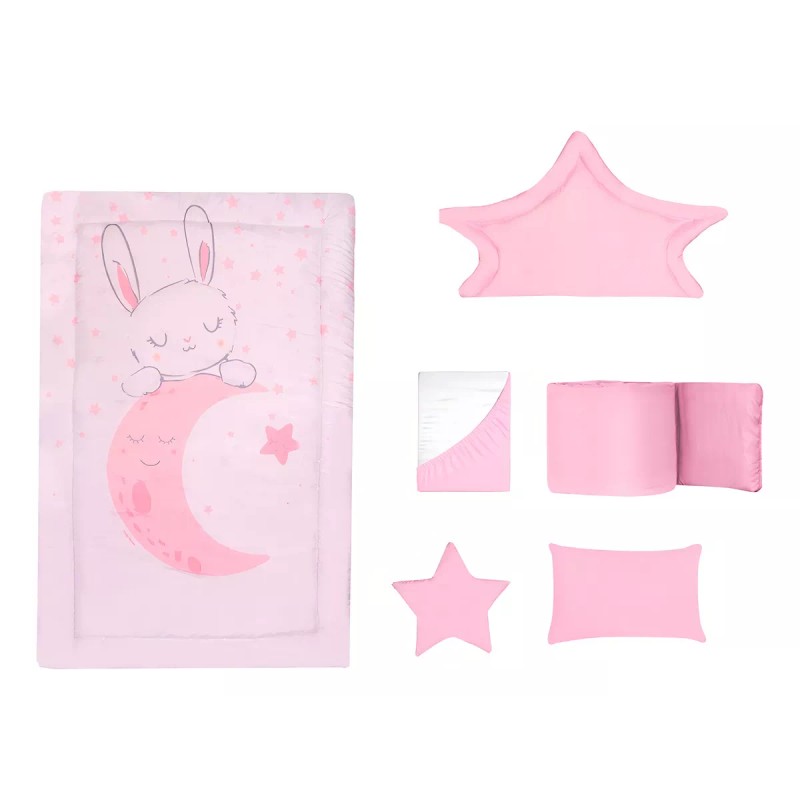 Chiqui Mundo Edredon Para cuna Cama Cuna Corral Baby Moon