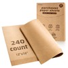CLEANGOR 240Pcs 12 x 16 Inch Unbleached Parchment Paper Sheets