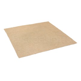 CleverDelights 48 Inch Burlap Squares - 3 Pack - Premium Jute Burlap Fabric - Finished Edges - 48" x 48"