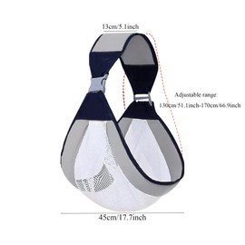 Breathable Baby Sling, Baby Sling Baby, Flexible Baby Carrier System, Baby Carrier Newborn from Birth for Babies, Multifunctional Baby Carrier