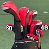 Andux PU Golf Hybrid Club Head Covers with Dial No.