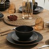 Stone Lain Brasa Modern Stoneware 16 Piece Dinnerware Sets, Plates