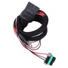 Slakerbe Truck & Plow Side Battery Cable Wiring Harness Set,