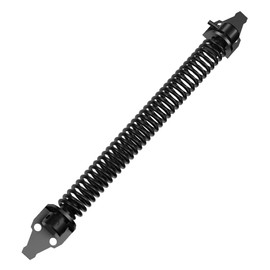 skysen 2 Pack 14" Fence gate Spring self Closing and Adjustable for Wooden or Vinyl Fence,Carbon Steel,Black(gate spring-14-2")
