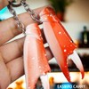 Crab Claw Keychain Lighter, Butane Soft Flame, Refillable Butane Torch,