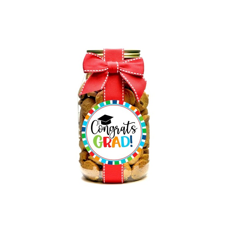 Nam's Bits Chocolate Chip Cookies - Graduation Congratulations Quart Jar