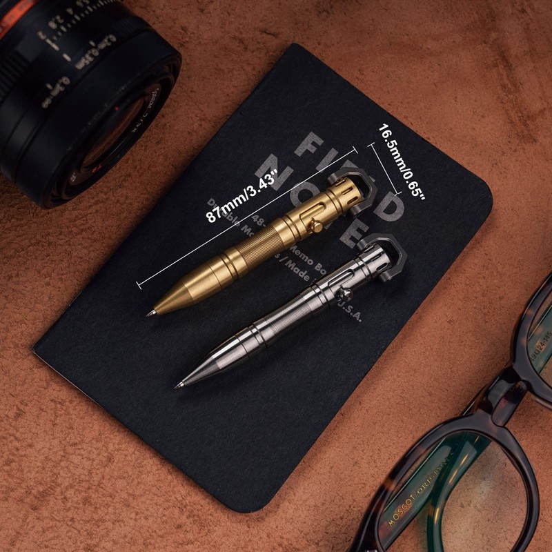 MecArmy TPX8 Mini Brass Pen Luxury Executive Lightweight Retractable Metal