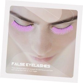 FOMIYES 15 Pairs Colored False Eyelashes Costumes Fake Eyelashes Thick Fake Lash Costume Lash Eyelashes Extension Supplies Women False Eyelash False Lash Dense Imitation Extend Miss