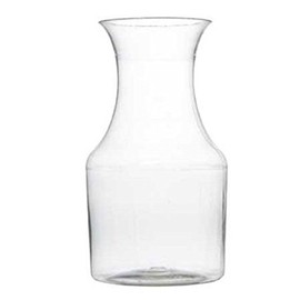 7.5oz Plastic Mini Wine Carafe Pitcher-6 Pieces Clear