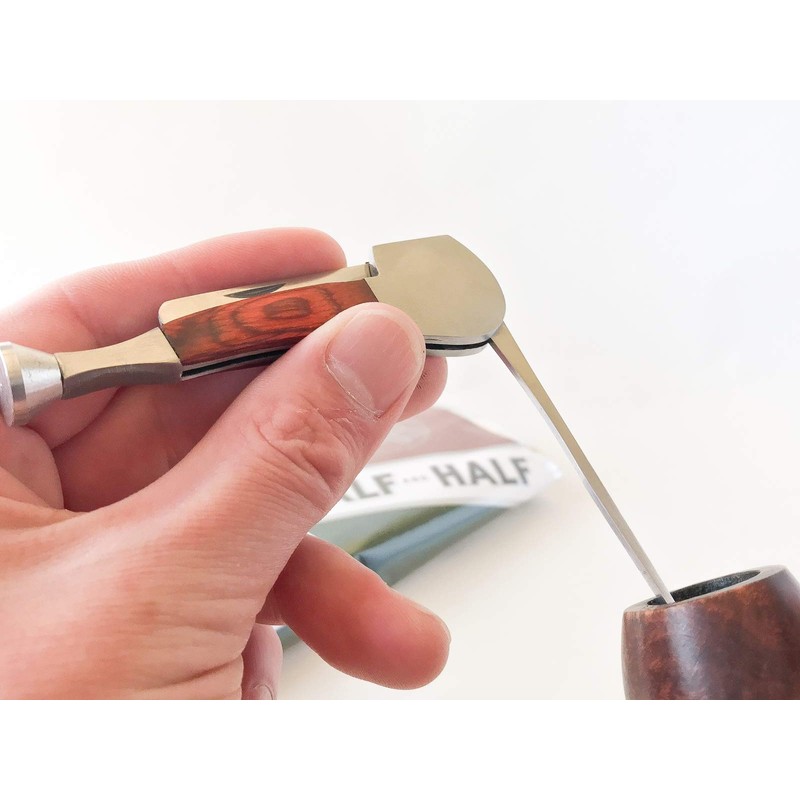 [Smoking Equipment Specialty Kemuriya] Wooden Smoking Equipment Companion Tamper Reamer