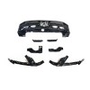 7 piezas para Honda CIVIC Sedán 2012 Frontal Cromo Parrilla
