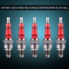 Spark Plug, GY6, Qiilu 5 Pieces Racing Spark Plug with