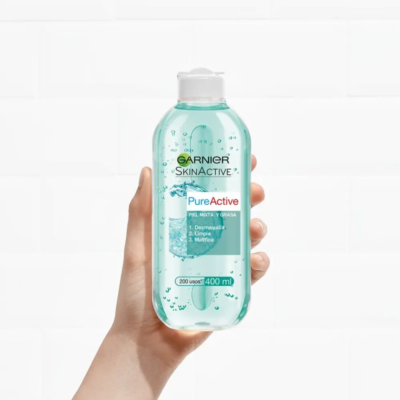 Garnier Skin Naturals Agua Micelar Pureactive, 400 ml