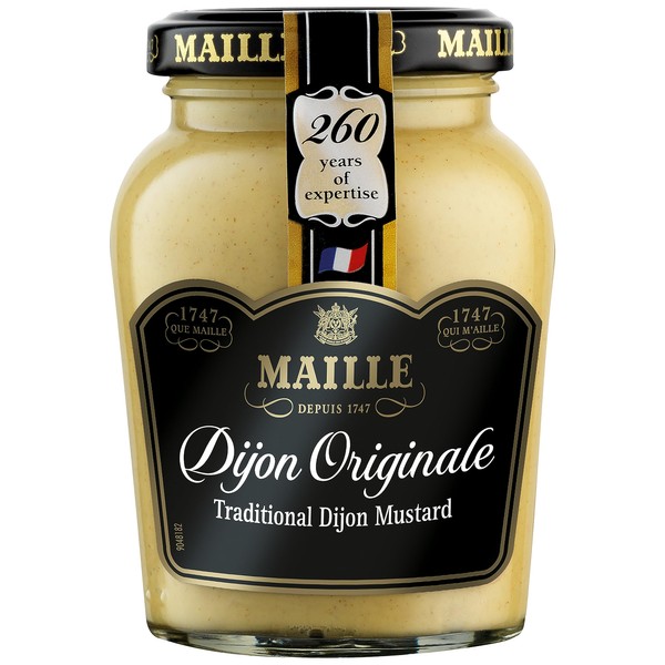 Maille Dijon Original Mustard since 1747 condiment for salads, chicken, and fish 215 g