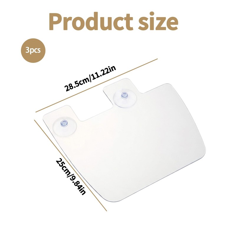 3 PCS Kitchen Sink Splash Guard, Splash Guard for Kitchen