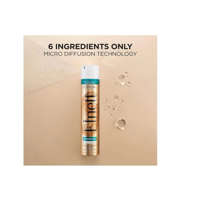 L'Oreal Paris Elnett Satin Extra Strong Hold Hairspray, 11 oz,