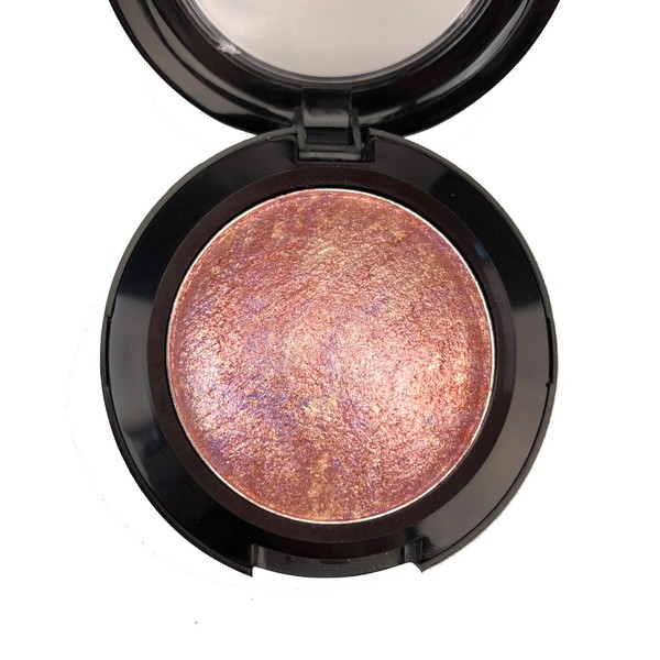 Mallofusa Single Baked Eye Shadow Powder Palette in Shimmer 15 Metallic Colors Optional (Night Rose)