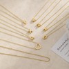 Pancert Heart Initial Necklaces for Women Trendy, 14K Gold Plated